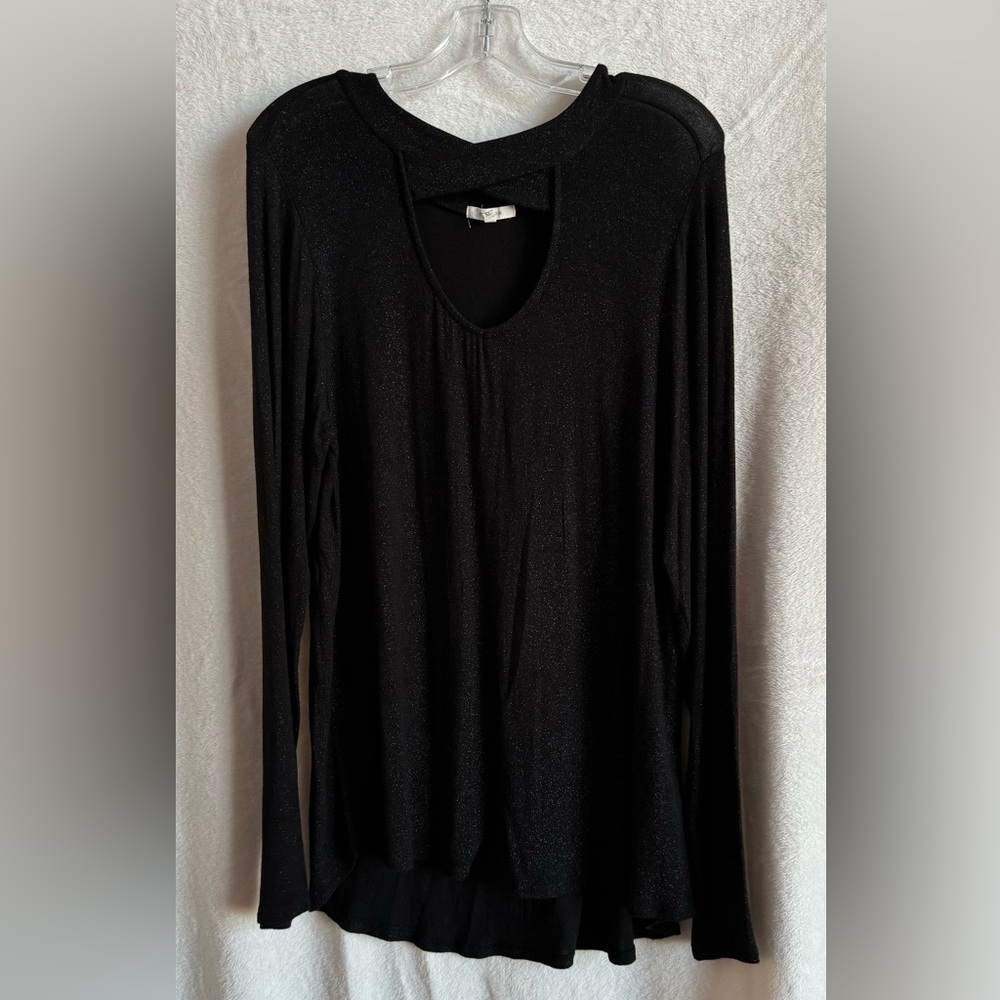 Maurices Charcoal Long Sleeve Top